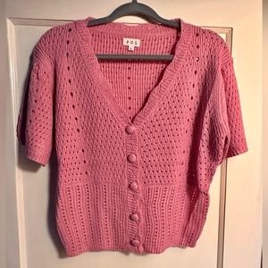 POL Short Sleeve Sweater Size L